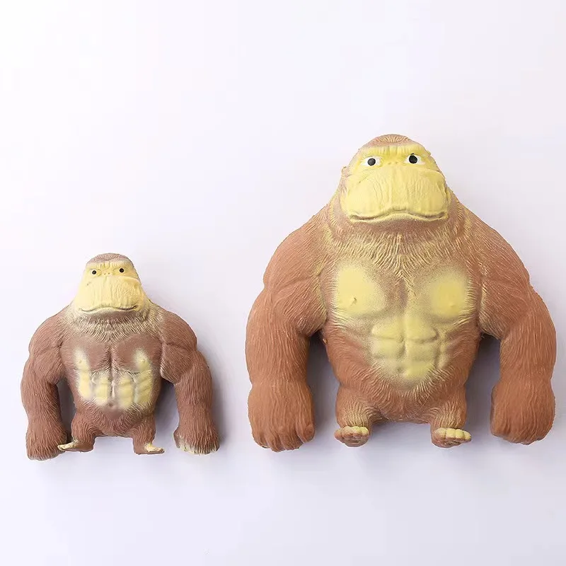 

Creative cartoon decompression for gorillas Release the soft rubber kneading toy