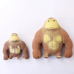 Creative cartoon decompression for gorillas Release the soft rubber kneading toy