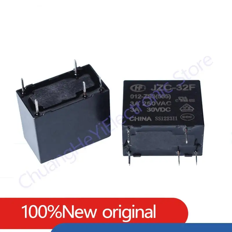 

20PCS/LOT Relay HF32F JZC-32F-005 009 012 024-ZS3 4PIN 5A 5V 12V 24V Power Relays