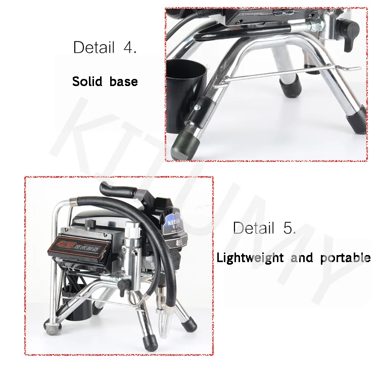 395&495 High-Pressure 2200W/3000W Airless Spraying Machine Professional Airless Spray Gun Airless Paint Sprayer Painting Machine