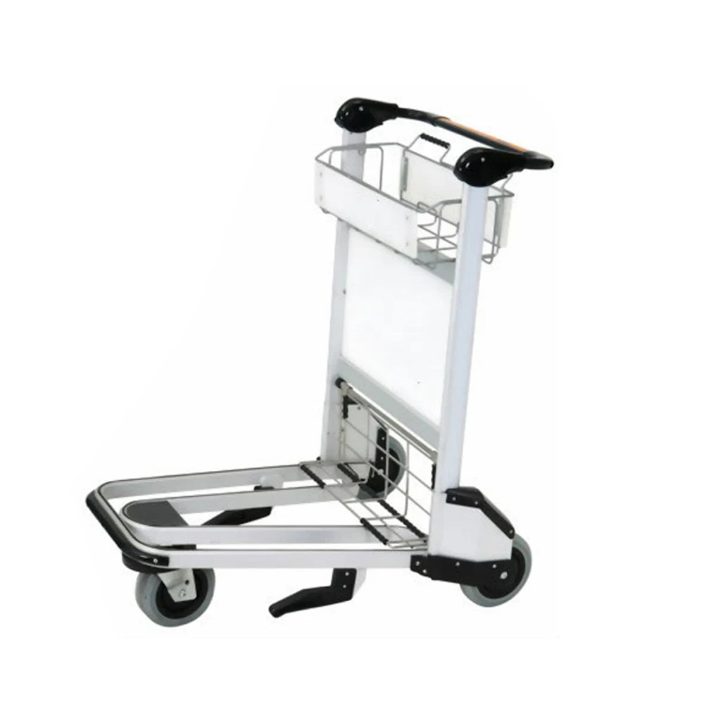 

Smart Portable Airport Luggage Trolley With Hand Brake