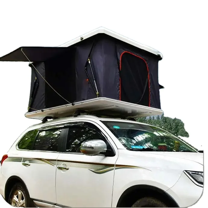 Off road Camping Aluminum 2~3 Person Roof Top Tent 4x4 Car top  Triangle Clamshell Hard Shell overlanding   