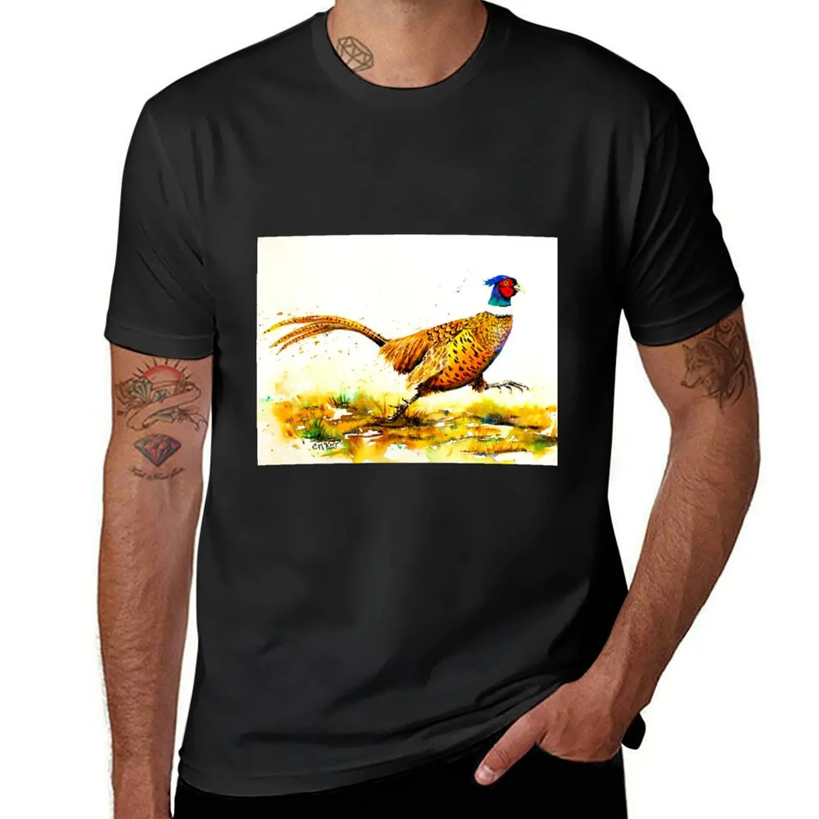 Pheasant T-Shirt sublime new edition anime clothes fruit of the loom mens t shirts