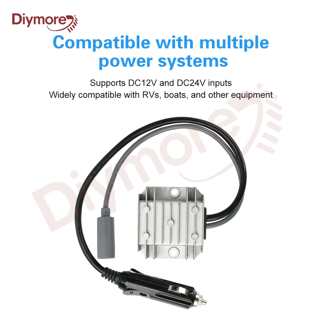 DC12V/24V To 30V 3.5A Mini DC Step Up Converter With Cigarette Lighter Plug For RVS Voltage Conversion Modules