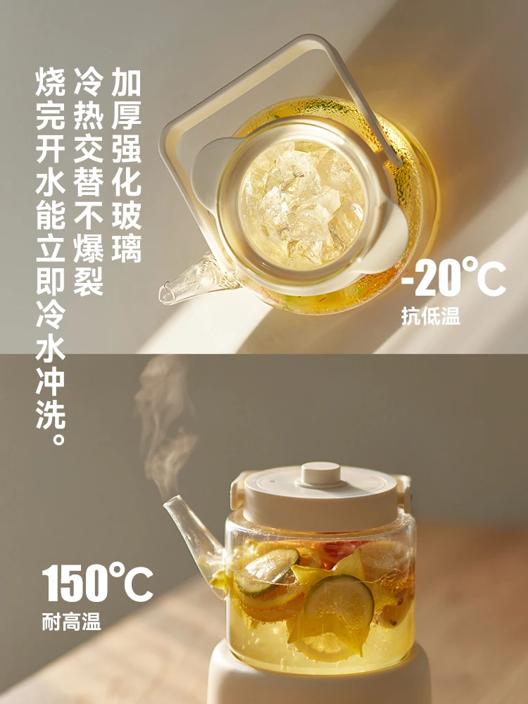 220V olayks Glass Electric Kettle Pure Glass Home Office Small Tea Boiler Water Heater