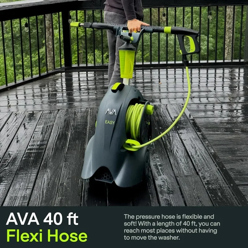 AVA Easy P50 Pressure Washer XL, 2050 Max PSI 1.85 Max GPM 1800 W, High Power Washer for Car Wash, incl Premium Foam Cannon