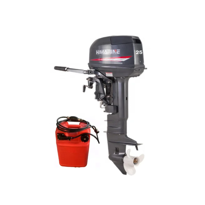 Himarine Brand Boat Engine Outboard Motor 2 Stroke 25HP for Fishman Replace  Outboard Engine