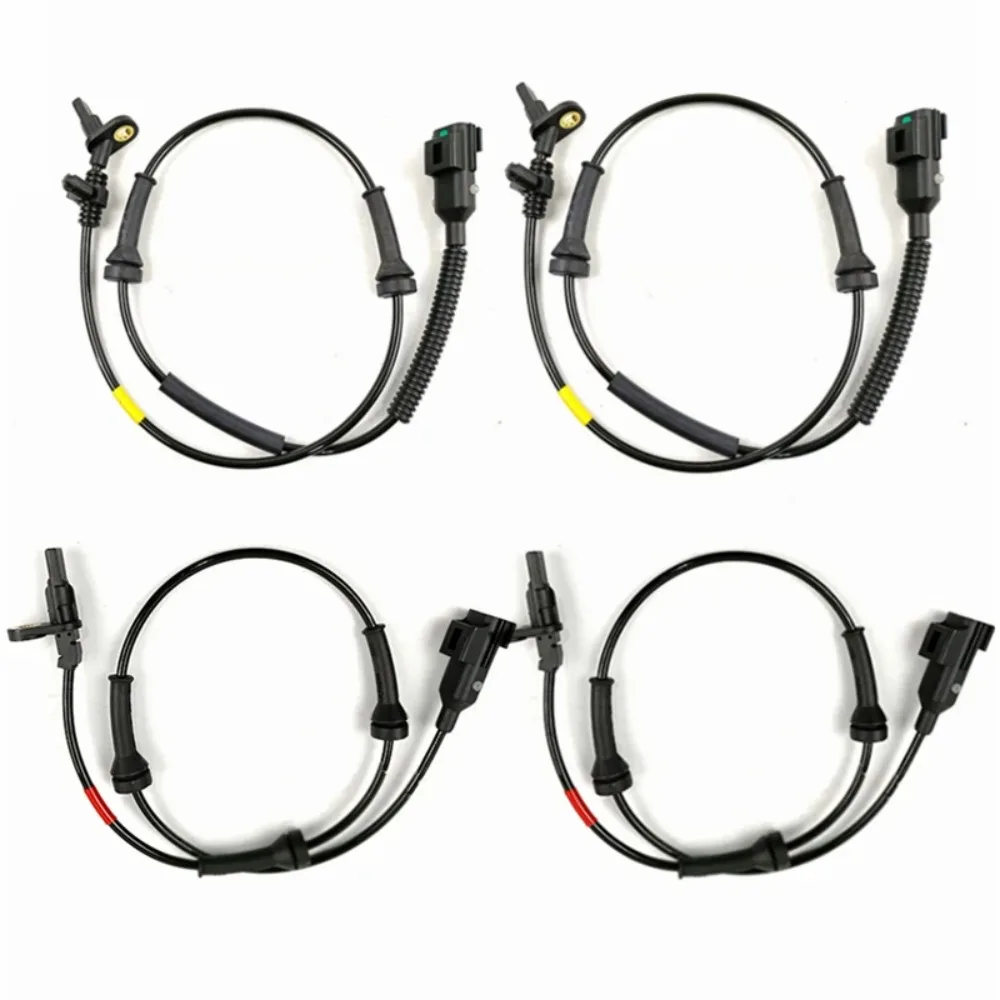 4 Pcs Front & Rear ABS Wheel Speed Sensor LR024202 LR066868 For LAND RANGE ROVER EVOQUE DISCOVERY SPORT