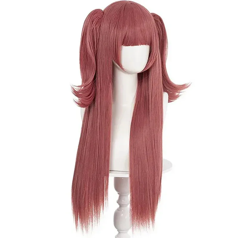 

zz04zz122021 Anime Kakegurui Compulsive Gambler Yumemite Yumemi Cosplay Wig Costume For Girls Woman Double Ponytail Hair Hallowe