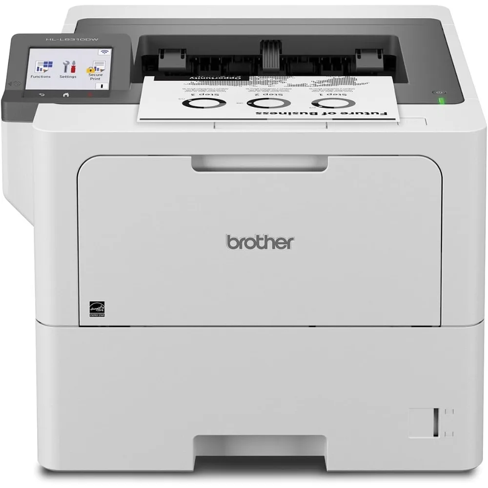 HL-L6310DW Enterprise Monochrome Laser Printer with Low-Cost Printing, Wireless Networking, and Large Paper Capacity