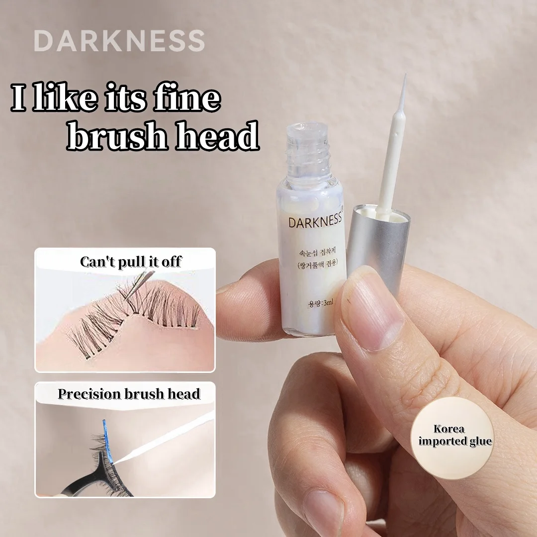 Korea Original Grafting Eyelash Glue Darkness Glue Antifreeze Low Odor And Non-irritating Eyelash Glue Quick Dry Waterproof