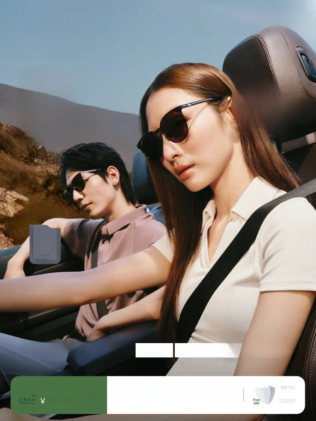 

Bananabrella Ultra-Thin Foldable Sunglasses ex Outdoor Sun Protection round Frame Comfortable Faion Simple Sle Driving