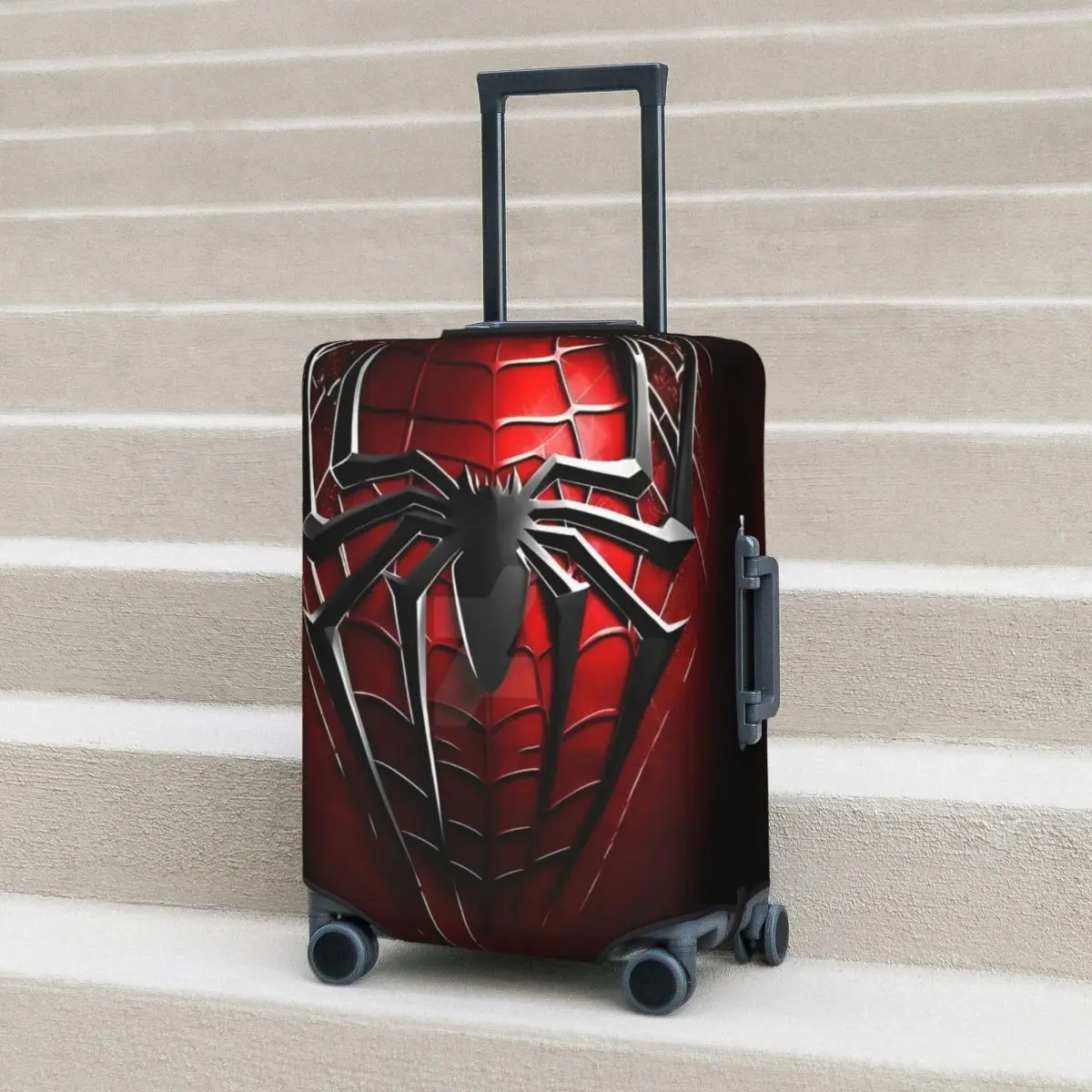 Custom Iron Man 3D Print Suitcase Cover Vacation Anime Manga Elastic Luggage Supplies Cruise Trip Protector