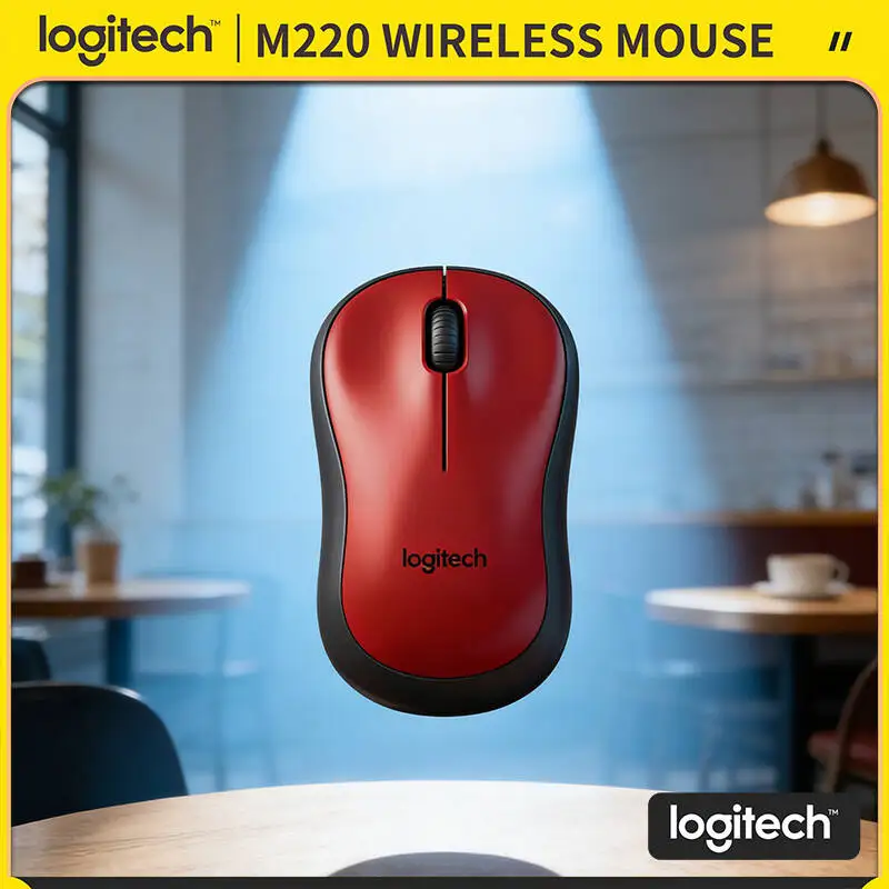 

Беспроводная мышь Logitech M220 SilentTouch с USB-приемником, 18 месяцев автономной работы, дальность 10 м, точность 1000 DPI, для офиса и дома, повседневный инструмент