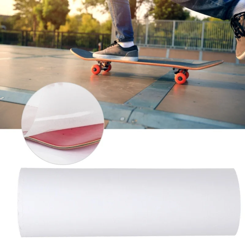 Transparent Skateboard Oiliness Sandpaper Accessory For Skating Board Longboarding
