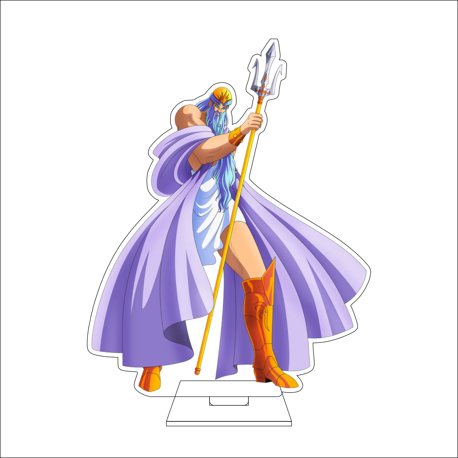 16CM Anime Saint Seiya Cosplay Acrylic Figure Stand Plate Shiryu