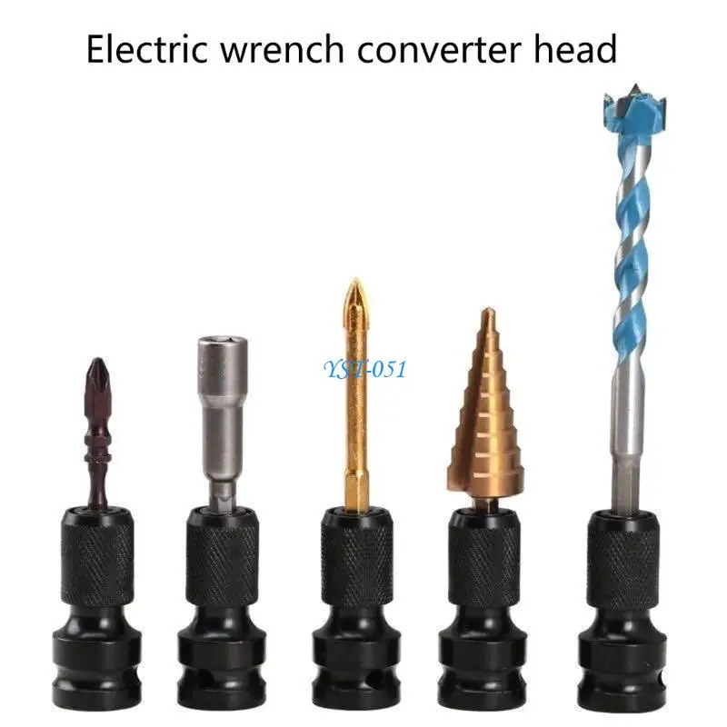 

E15A Effective Hexagonal Bit Adapter Crafted from Practical Chrome Vanadiums Steel Perfect for Manual Tool Set