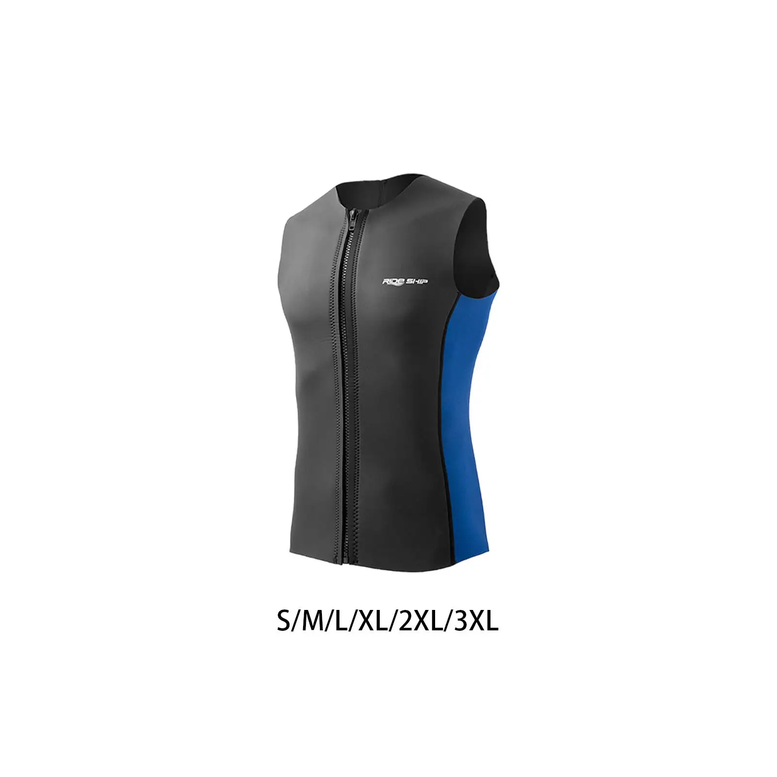 

Wetsuit Top Sleeveless Neoprene Diving Vest Keep Warm Sleeveless Vest for Surfing Water Sports Kayaking Swimming Snorkeling