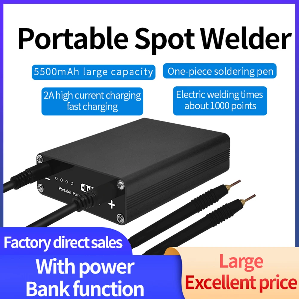 DIY Spot Welder Handheld Portable Mini Spot Welding Machine With Quick Release Pen Nickel Plate 18650 Battery Spot Welder