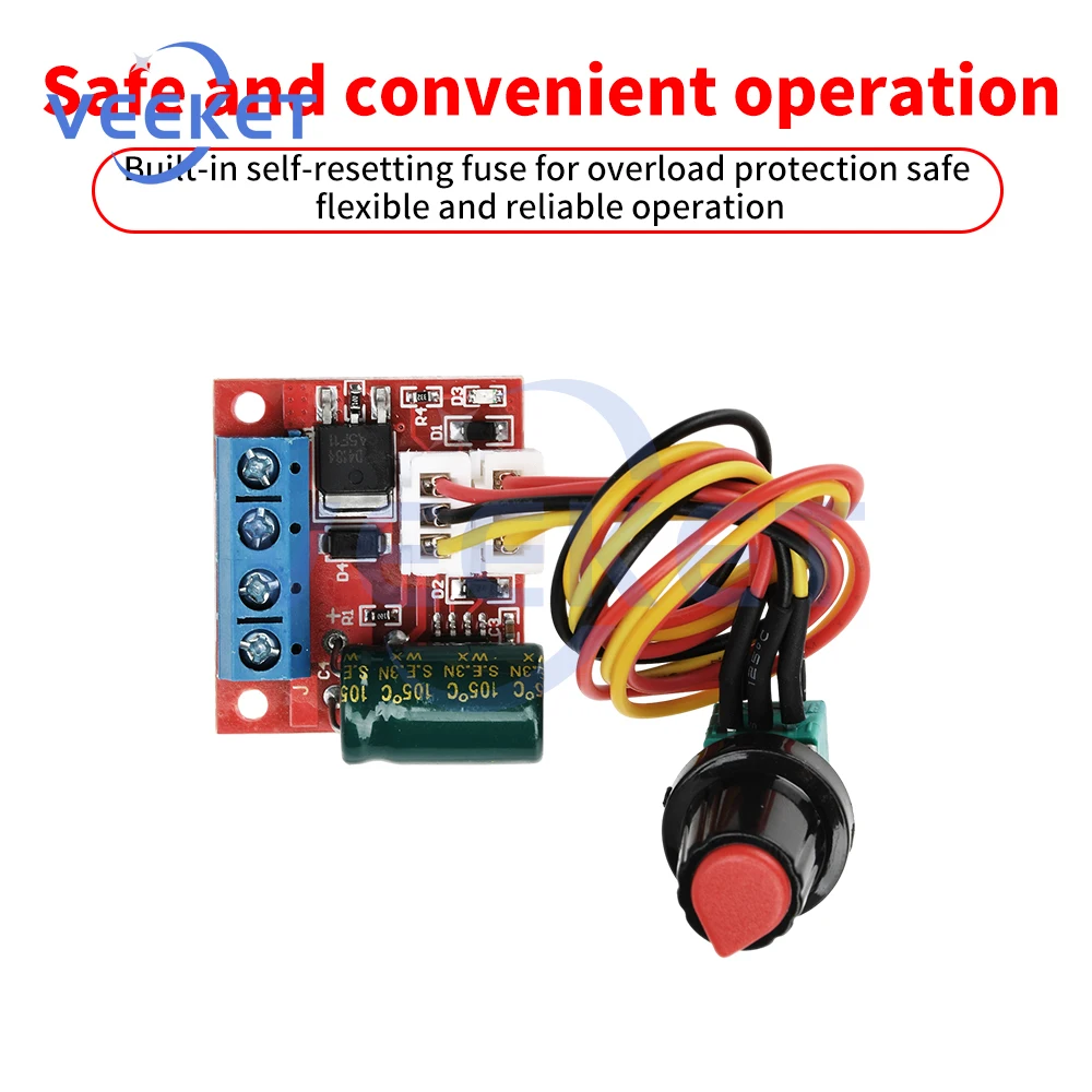 تيار مستمر 4.5-35 فولت 5A PWM تيار مستمر نحى وحدة تحكم في سرعة المحرك LED باهتة التحكم في السرعة عدة إلكترونية مع وظيفة التبديل