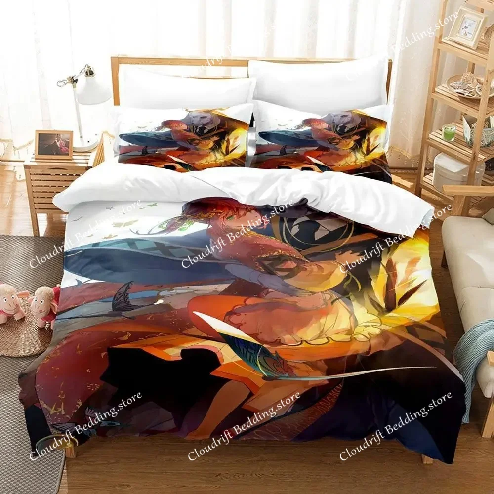Fashion Anime The Ancient Magus' Bride Bedding Set Single Twin Full Queen King Size Bed Set Adult Kid Bedroom Duvet cover Sets
