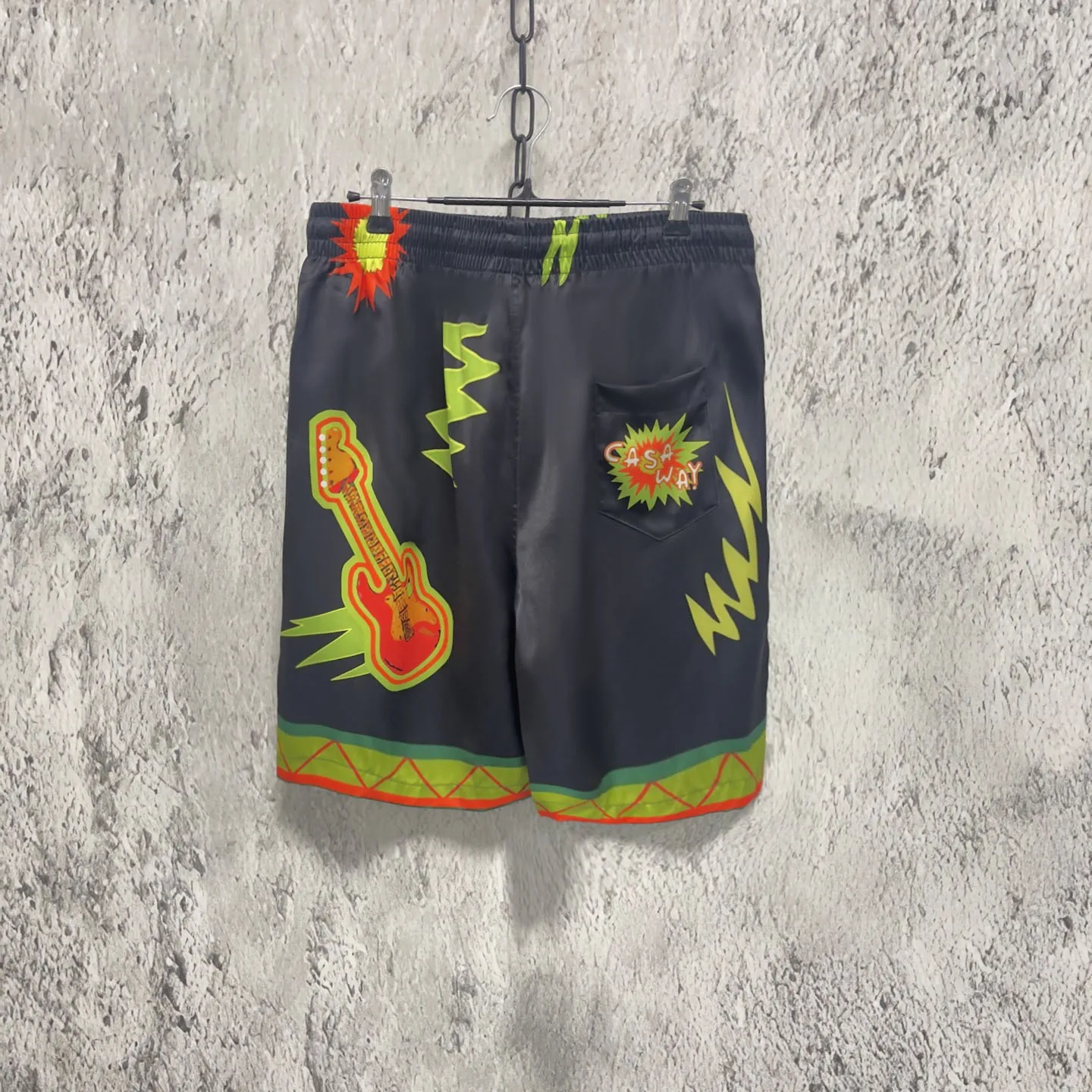 

Casual Hawaiian Vaion Five-Quarter Pants Men's Straight Leg Polyester Fiber Novel ort orts Versatile Sicilian Sle