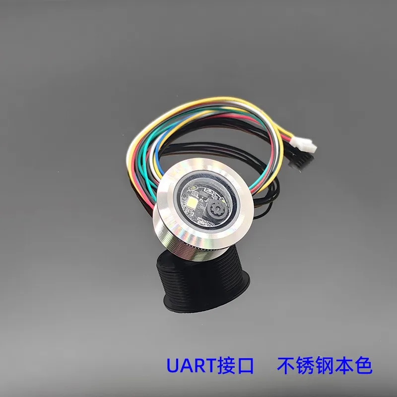 For GM861-LED QR Code Scanner Module, Stainless Steel Threaded Design with Fill Light, USB/TTL-232