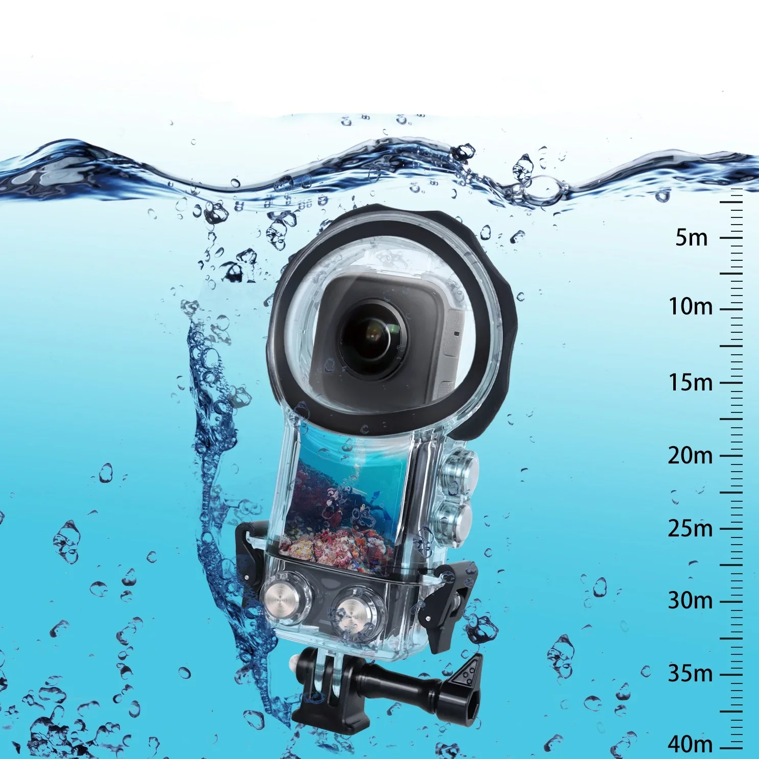 Underwater 50M Dive Case For Insta 360 X3 Housing Box Waterproof Case Diving Shell For Insta360 X3 Camera Accessories