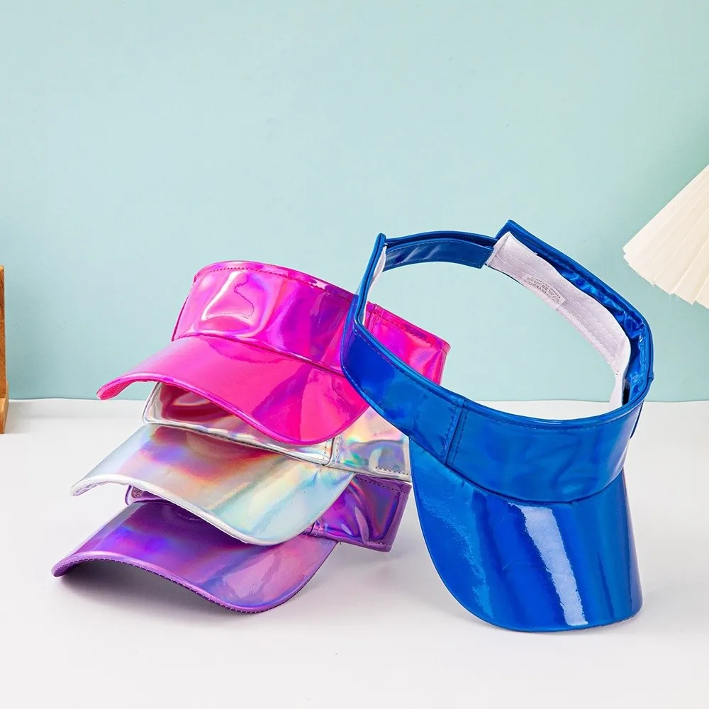 

Trend Laser Baseball Cap Hollowed-out Adjustable Duck Tongue Hat Breathable Sun Visor Caps Outdoor Sport