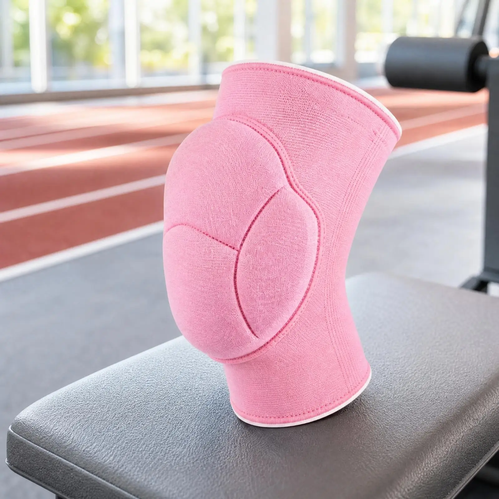 Ergonomic Knee Brace Sleeve with Padded Panels for Sports Fitness Daily Activities Running Jumping Kneeling Support