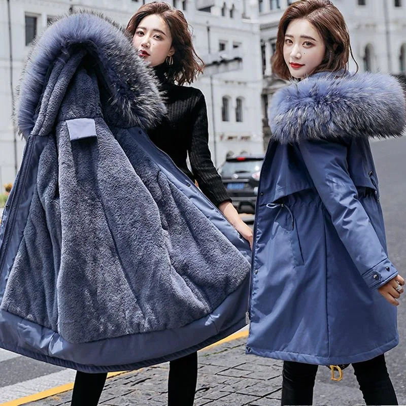 Women's Black Slim-Fit Quilted Parka material texture close-up showing quilting stitch density and fabric hand-feel