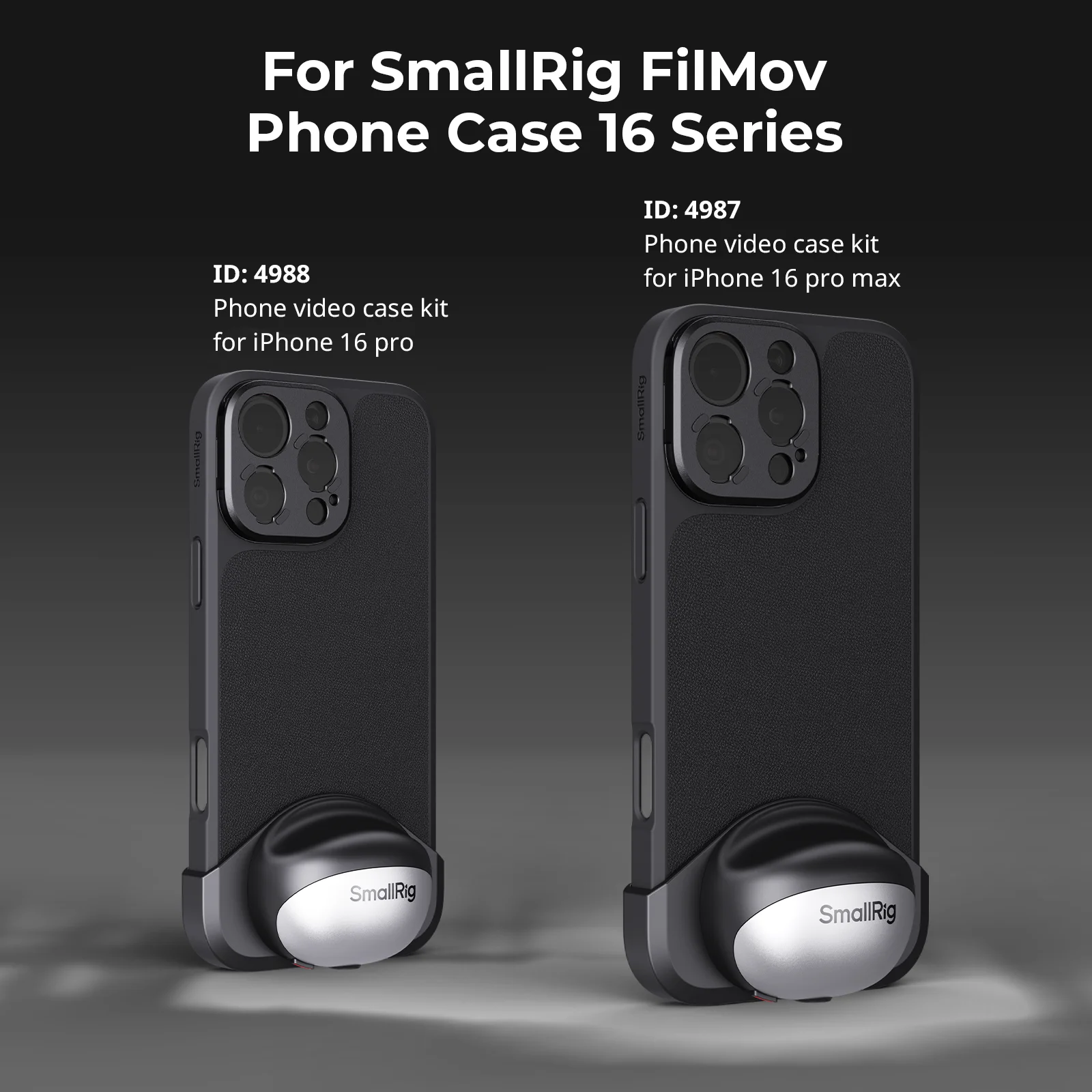 SmallRig FilMov 67mm Attachable Filter Adapter for iPhone 16 Pro / Pro Max Cases Filter Magnetically Mounted , Aluminum 4993