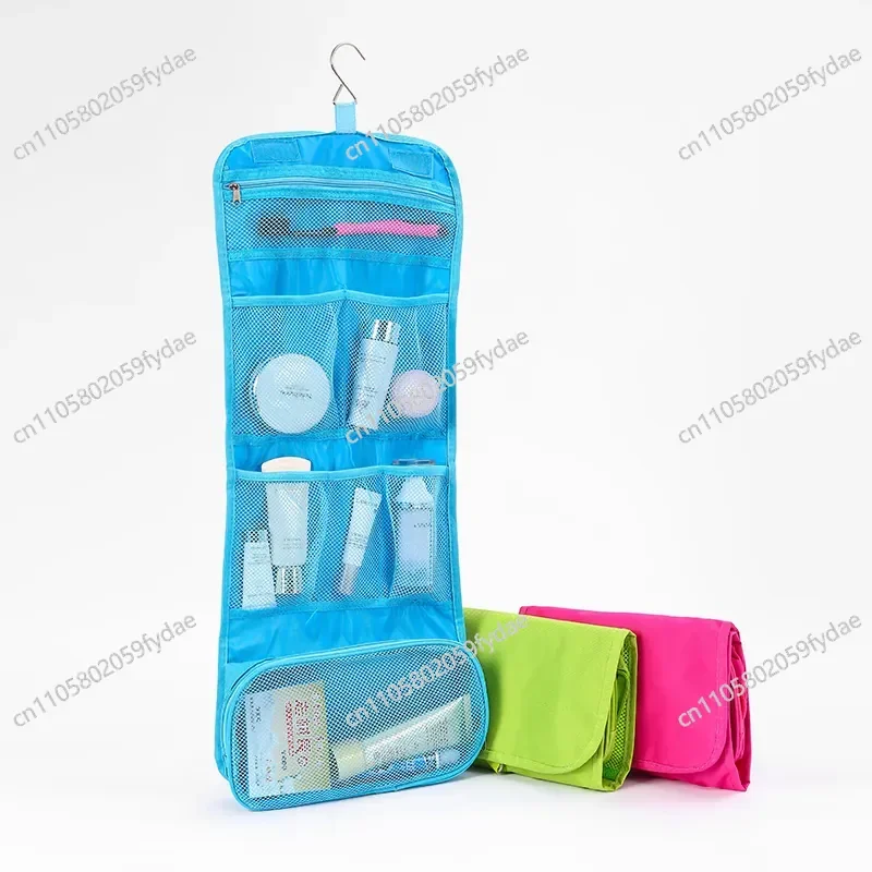 version foldable hanging storage bag storage waterproof washing large capacity travel bag cosmetic bag outdoor