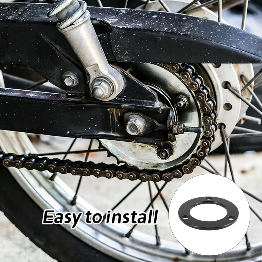 Universal 70x4/5/6/7/8mm 3 Holes Motorcycle Brake Disc Mounting Spacer Washer Flange Adaptor For Scooter Aerox BWS Yamaha Honda - view 3