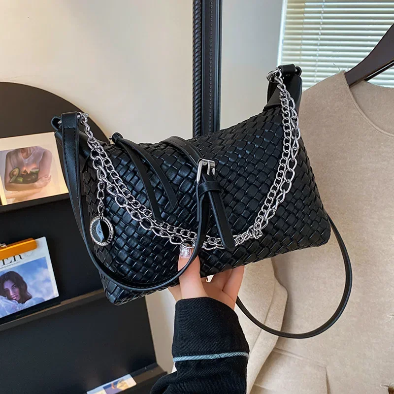 

2025 Trendy Release! Textured Dumpling - Shaped Shoulder Bag - PU Leather, Adjustable Strap & Anti - Theft Pocket