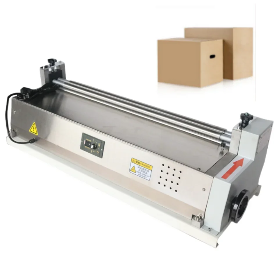 

Small 380mm Glue Applicator Spreader Application Manual Cardboard Paper Sheet Adhesive Coating Pasting Gumming Gluing Machine