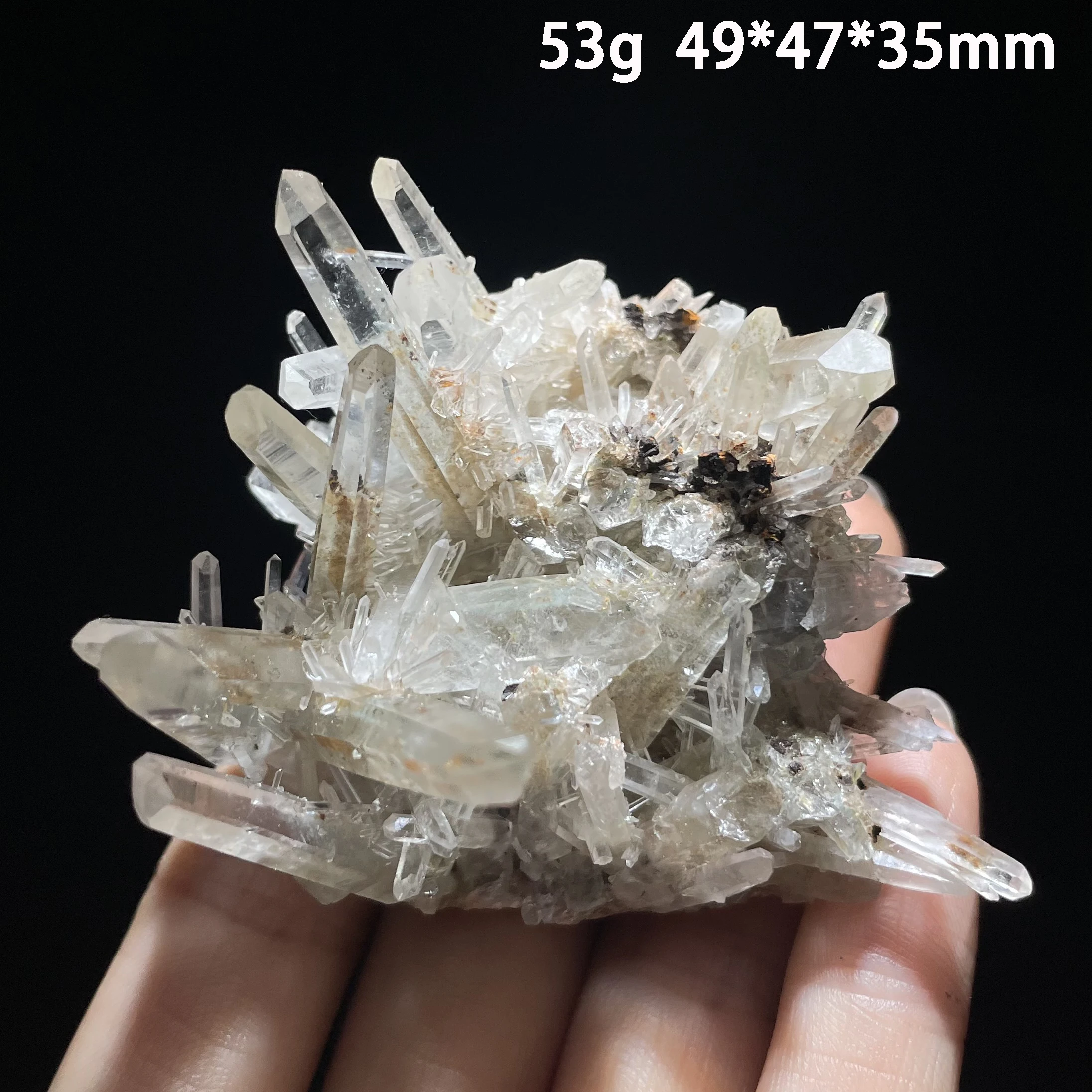 天然石景繡水晶クラスター鉱物標本原石クォーツロック家の装飾粗研磨