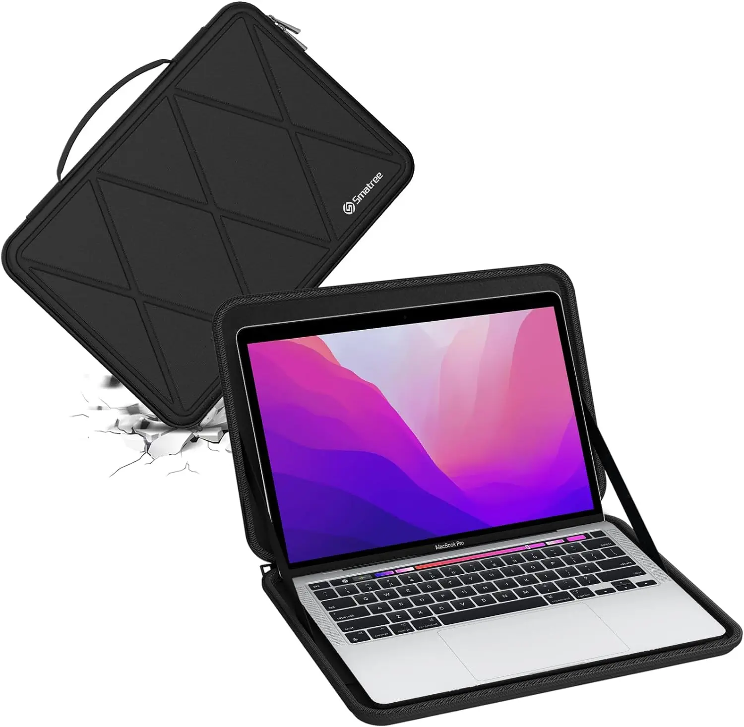 Smatree for 13.3 inch Apple MacBook Pro M2 2023 laptop bag liner hard shell anti-pressure