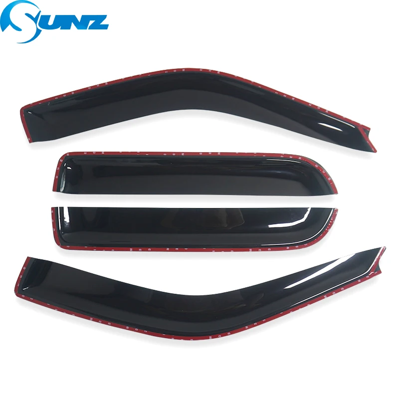 Side Window Deflectors For Honda CRV CR-V 1996 1997 1998 1999 2000 2001 Acrylic Black Window Visor Sun Rain Deflector Guard SUNZ