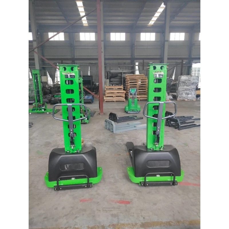 Electric 0.5t-1.5t Self-Loading Stacker Crane Truck-Mounted Forklift Pallet Jack Battery for Warehouse Material Handling