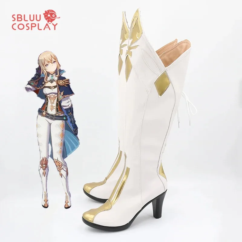 

Vivi 2025 Genshin Impact Jean Gunnhildr обувь для косплея Хэллоуин вечерние необычные ботинки на заказ