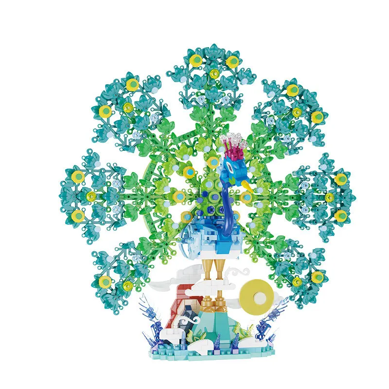 Chiński styl/Feniks/pekło maskotka klocki dekoracja domu zabawki prezenty dla dzieci