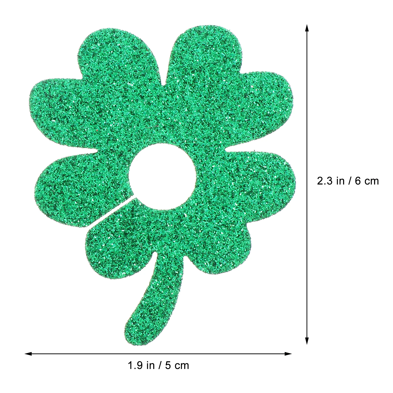 

24pcs Clover Wine Glass Rings Easy Open Close For St Patrick'S Day Party Family Gathering Wine Charm Identifier Kitchen