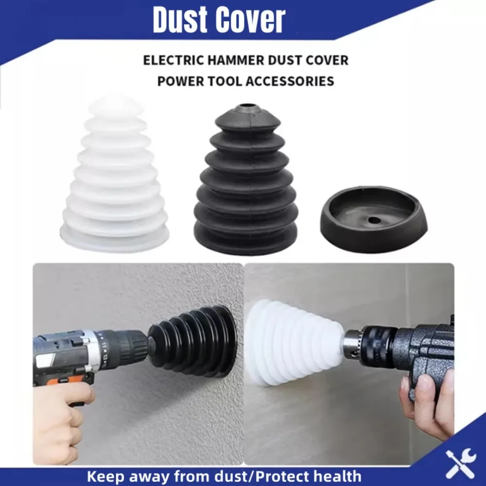 Splash Guard Dust Collector Bowl For Drilling Tasks Plastic And Sponge Construction PVC And Silicone Components For 4-10mm Bits