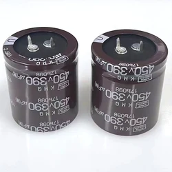 450V390uf 35x40mm 390uf450V 알루미늄 전해 콘덴서 390MFD 450vdc 390mf450v 450v390mf 450wv390uf(M) 390uf450wv 450v390uf