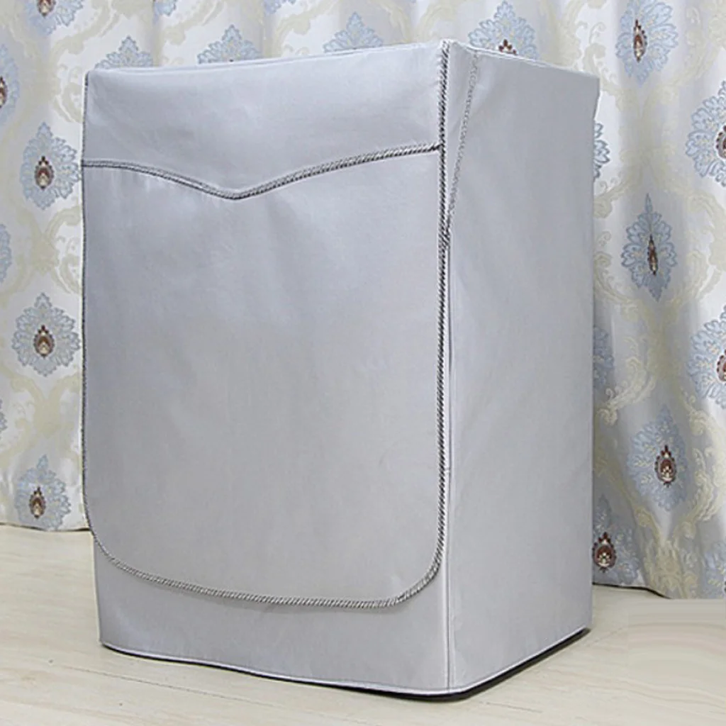 Washing Machine Cover Waterproof Oxford Cloth Anti Aging Top Load Protective Case for Laundry Room