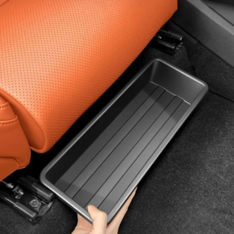 Car Under Seat Storage Organizer Box Hidden Tray Interior Stowing Tidying Container Holder For Car Seat Bottom Accessories