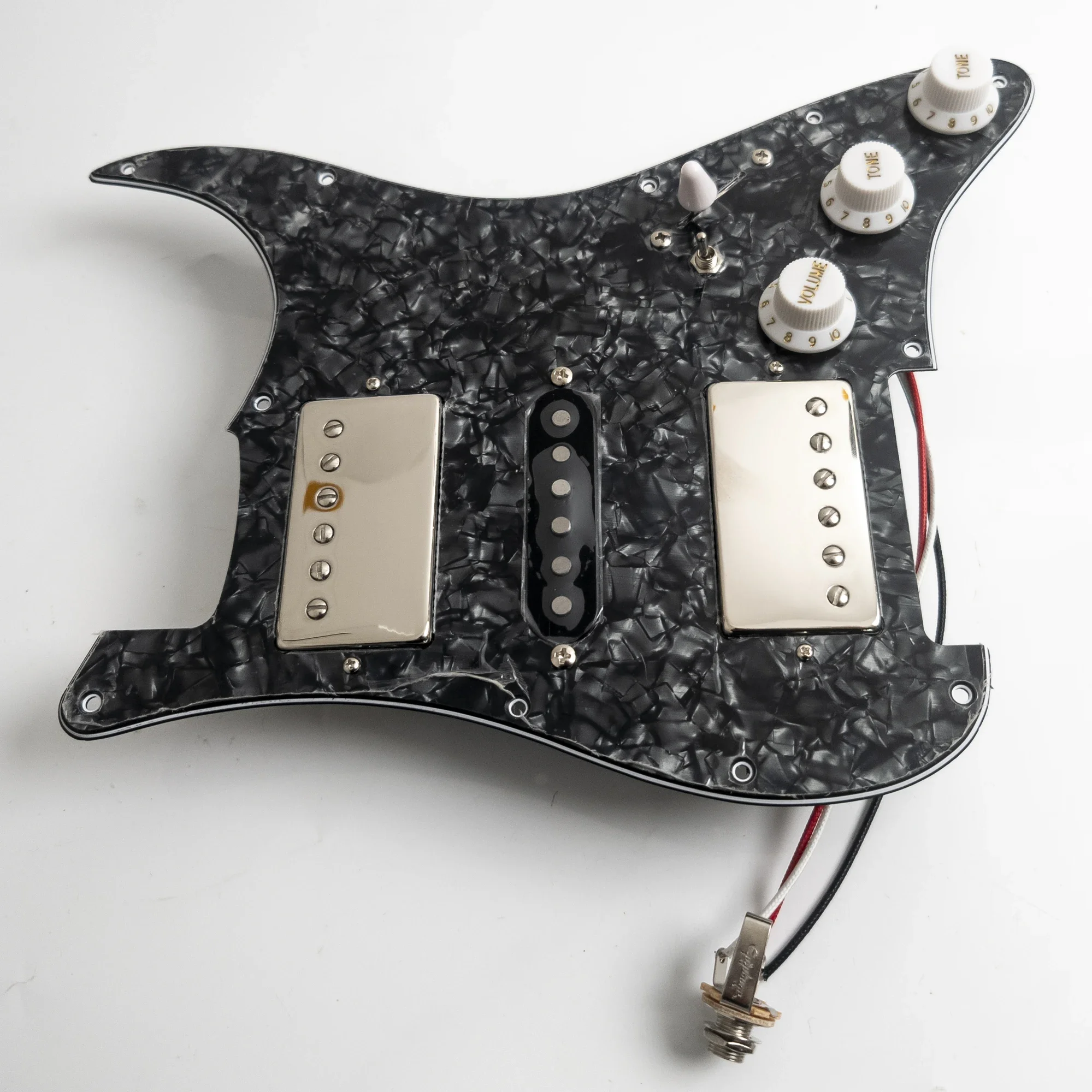 HSH Guitar Prewired Loaded Pickguard With HSH Ainico 5 Humbucker Pickups Set For ST Electric Guitar