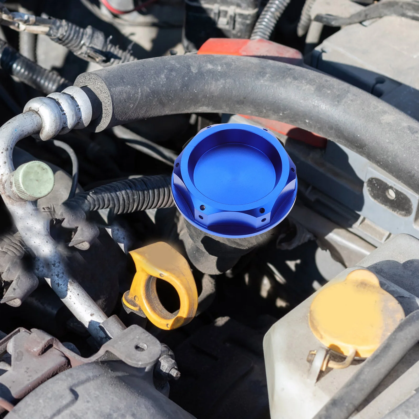 

Fuel Cap Metal Car Oil Tank Lid Strong Sealing Performance Auto Fuel Tank Cover For Car Accessories Vehicle Exterior Part