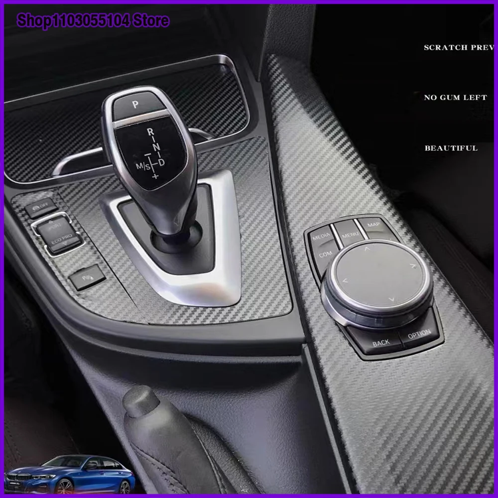 

Carbon Fiber Car Gear Shift Sticker For BMW 3Series 320i